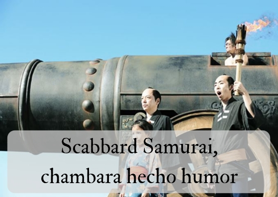 Scabbard Samurai, chambara hecho humor